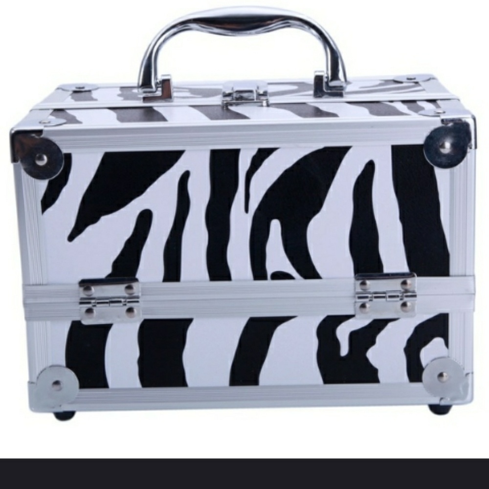Zebra print makeup case